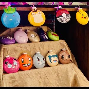 Pokémon Christmas Ornaments